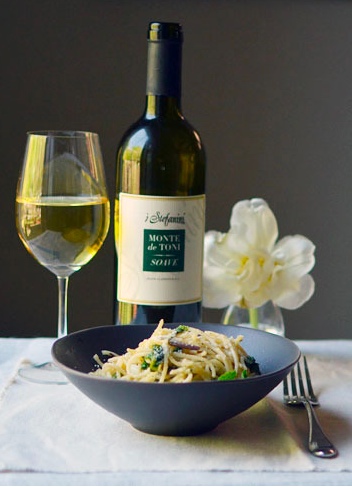 Pasta-wine-dinner